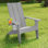 Chaise Adirondack en plastique / résine Harlean