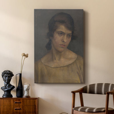 Reproduction de portrait rétro Cxxxviii - galerie tendue sur mesure Cavas