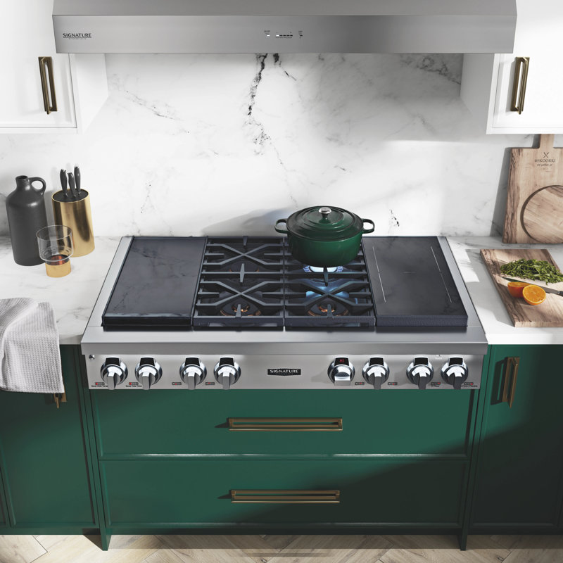 48-Inch Dual-Fuel Pro Rangetop With Sous Vide And Induction