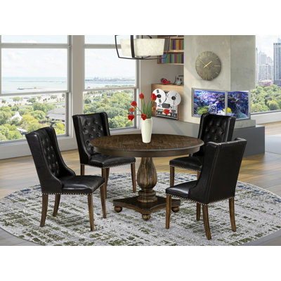 Acacia Solid Wood Dining Set