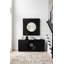 Void Console Table, Black Stone