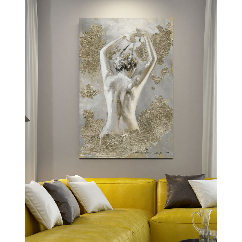 " Intimate I ", 36" H x 24" W x 1.5" D, Wrapped Canvas