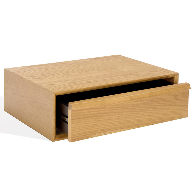 Arcania Philbert Floating Nightstand, Natural