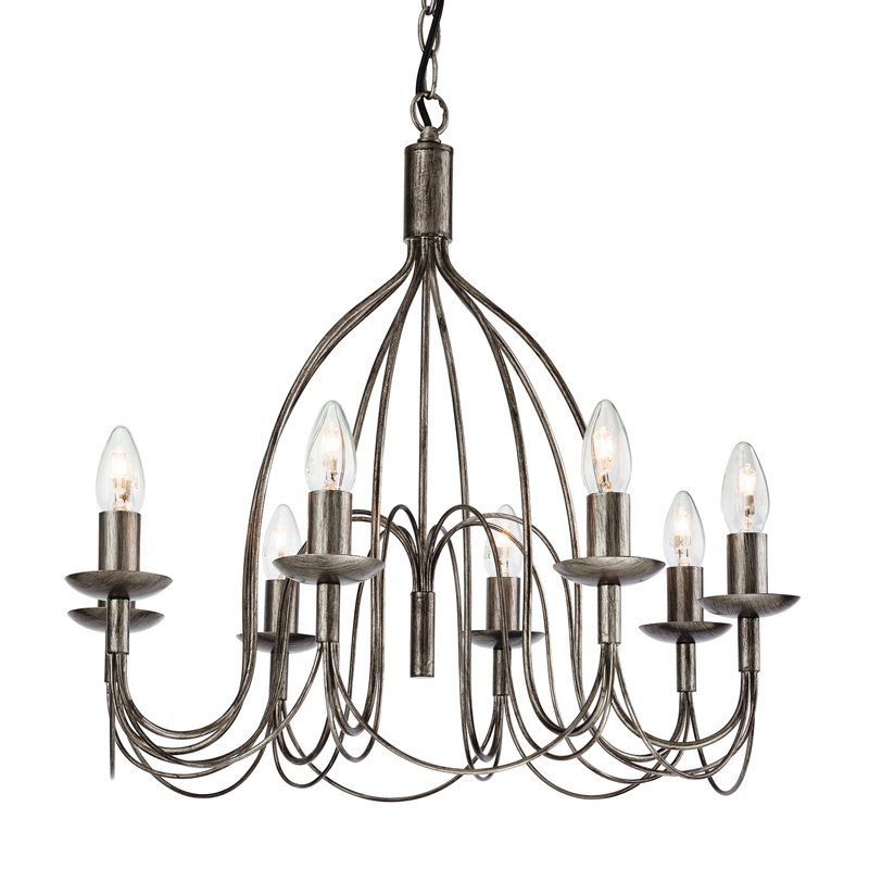 Regency 8 - Light Candle Style Chandelier