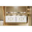 Rangement mural flottant pour salle de bain 36 po, 2 tiroirs, planches de haute qualité, charnières, glissière lisse, poignées rouille, finition imperméable, lavabo à trois trous de 36 po x 18 po, facile à installer, blanc moderne-947499975