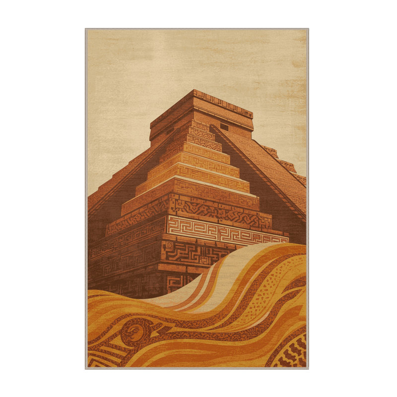 Machine Washable Braylen Classic Oriental Rug in Brown – Beige Binding, 2x3