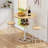 Raghul Round Metal Base Dining Table-2103947182