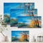 «Evening on Autumn Road», peinture sur toile-60162034-60162035