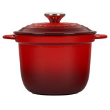 Le Creuset Enameled Cast Iron Rice Pot with Lid and Steamer Insert