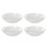 French Perle Groove Pasta Bowls, Set Of 4