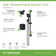 Oak HydroMersion Shower Faucet Trim with Hand Spray