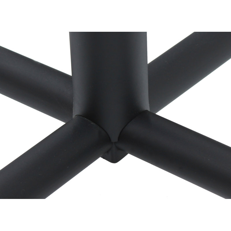 Ash Grey and Black 42" Round Wood Laminate Breakroom Table