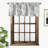 Floral Scalloped 52'' W Window Valance in-66606455-66606411