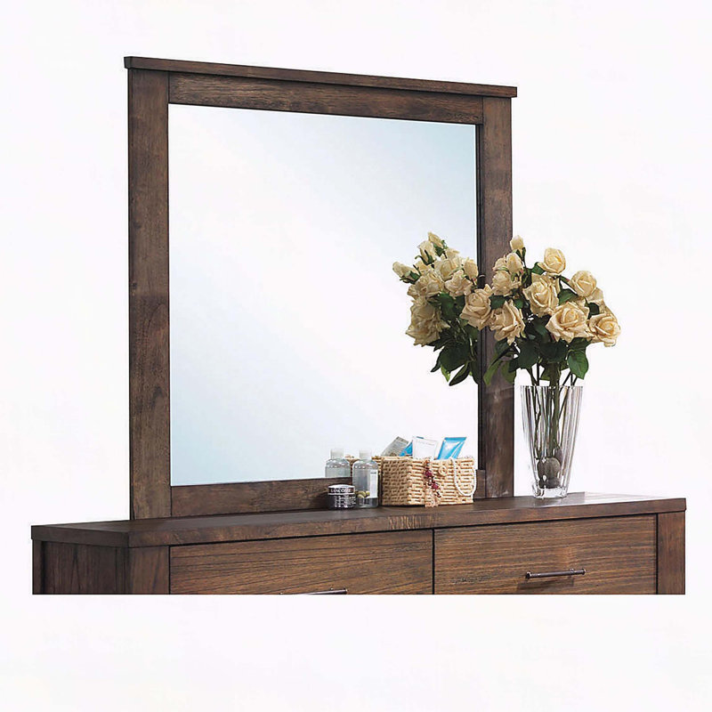 Merrilee Oak Finish Mirror