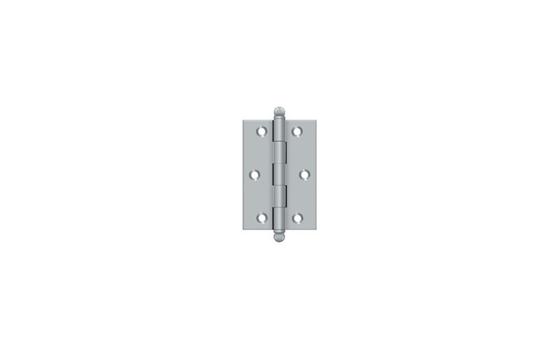 3'' x 2'' Butt Bearing Hinge, Brushed Chrome