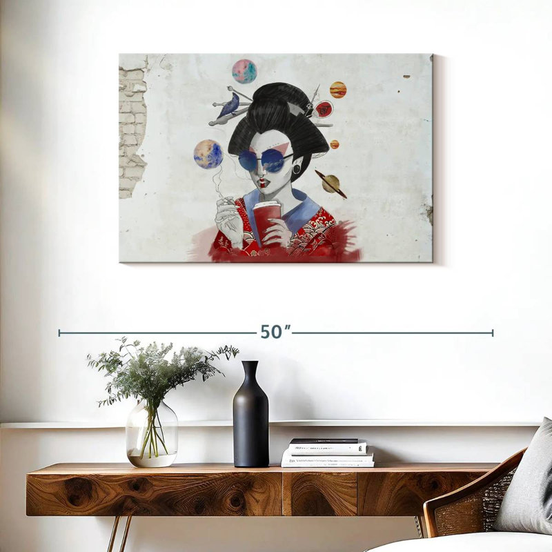 Geisha urbaine Leisha, H 24 po x l 36 po