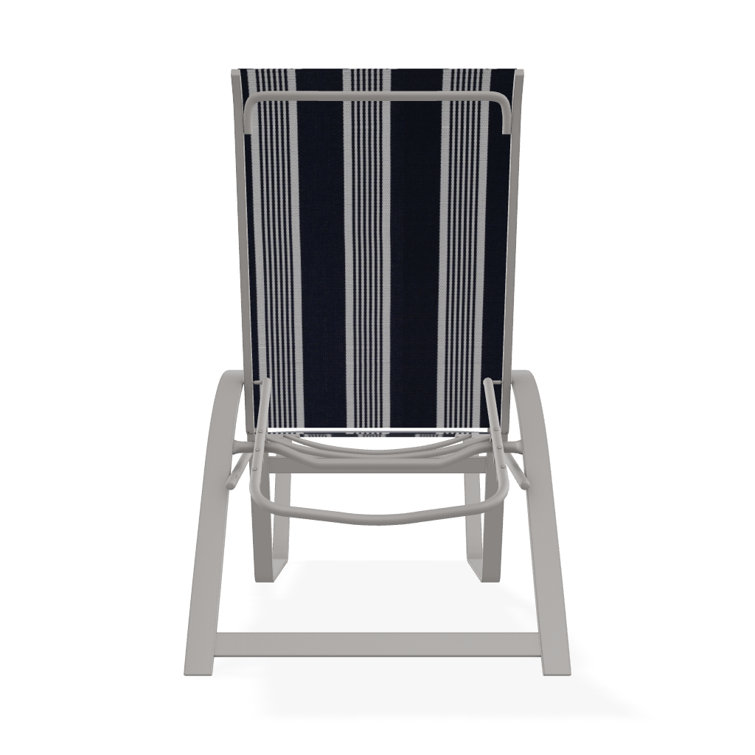 Holna Outdoor Rust-Resistant Metal Chaise Lounge