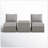 Fully Assembled 2-Piece Wicker Outdoor Seating Set With Cushions
