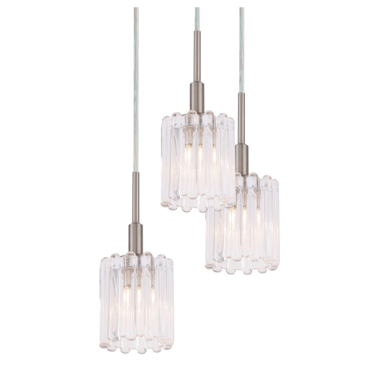 Rosendahl 5 - Light Cluster Pendant, Halogen, Satin Nickel/Bronze