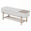 Banc de rangement rembourré Farmhouse avec rangement caché et tablette inférieure pour les entrées-1813732897