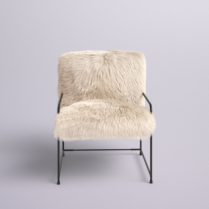 Upholstered Armchair, Beige