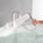 1 Handle Bathroom Roman Tub Faucet with Diverter-100933524