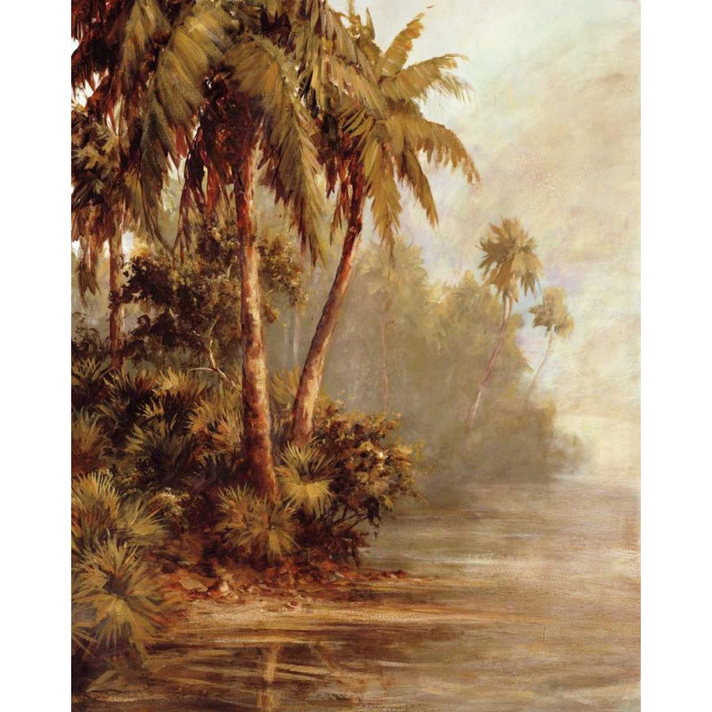 «Bayou Breeze Malarz», reproduction d'art sur toile tendue: Hidden Bank, H 18 po x l 15 po