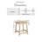 Rockley Circular Mango Wooden Side End Table - Simple Rustic Farmhouse Style
