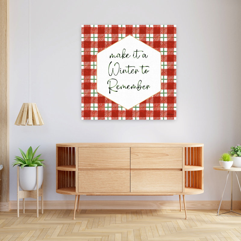 «Classic Christmas», art traditionnel d'hiver abstrait classique, H 36 po x l 36 po