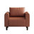 Delana 37.8" Wide Faux Leather Armchair-123327080