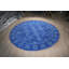 Tapis bleu rustique en laine touffeté à la main Rustic-1834812838
