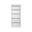 Bibliothèque de 83 po de hauteur avec rangement ouvert à 5 niveaux avec tablettes réglables, blanc-103540198