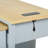 47 Inch Kitchen Island With Extendable Dining Table, Rubber Wood Veneer Kitchen Table With Internal Storage Rack, Power Outlet, Kitchen Island With Storage 2 Drawers 2 Cabinet-913838164