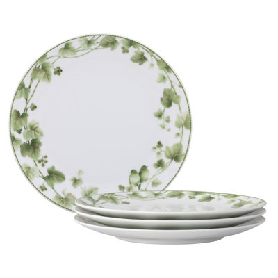 Ensemble de 4 assiettes à salade Noritake Ivy Whisper, 8,25 po