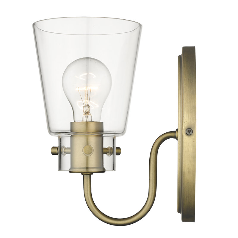 Dimmable Bath Sconce, Antique Brass