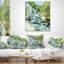Coussin Schafer Landscape Maeyar Waterfall