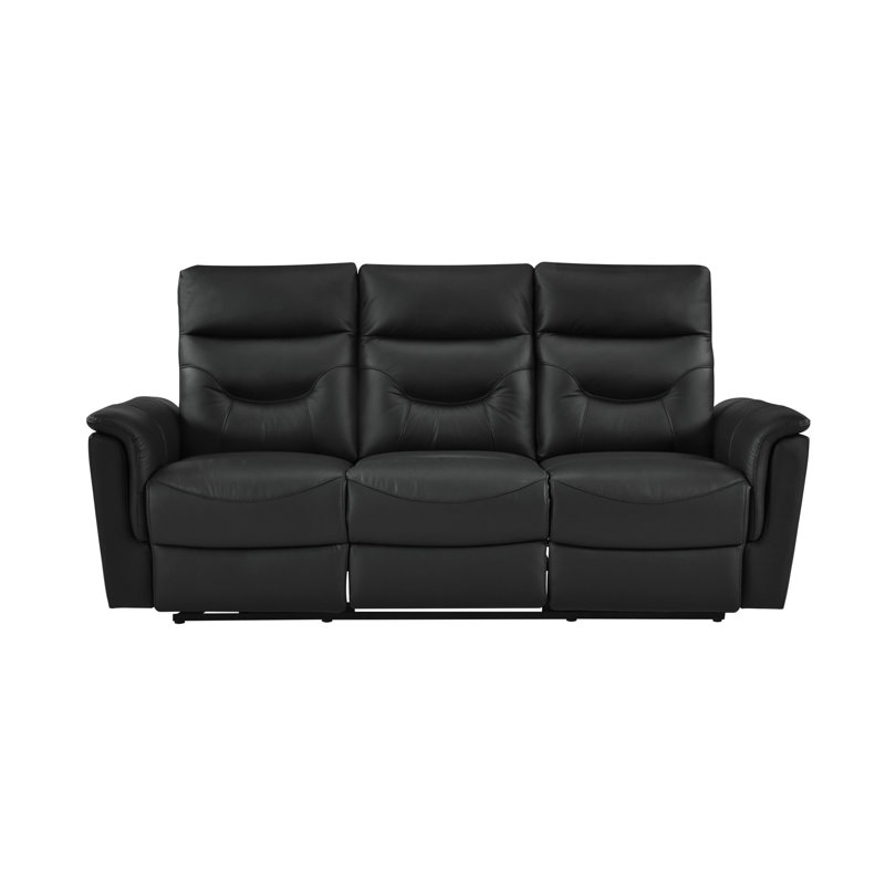 Canapé inclinable électrique, noir, Noir