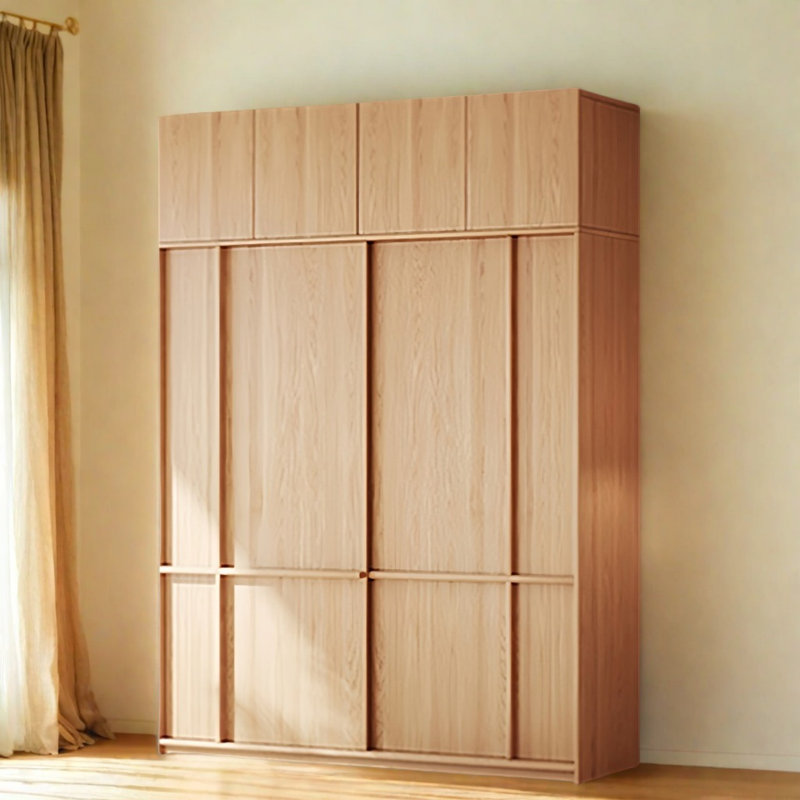Une garde-robe au design simple, H 98,43 po x l 70,87 po x P 23,62 po