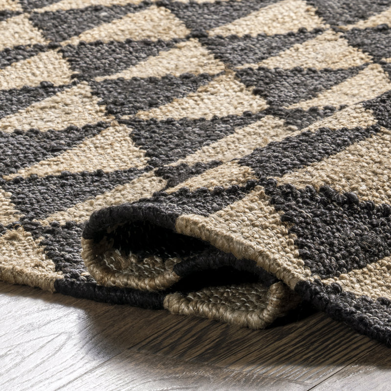 Arrowroot Geometric Tasseled Area Rug, Rectangle 9'6" x 13'6"