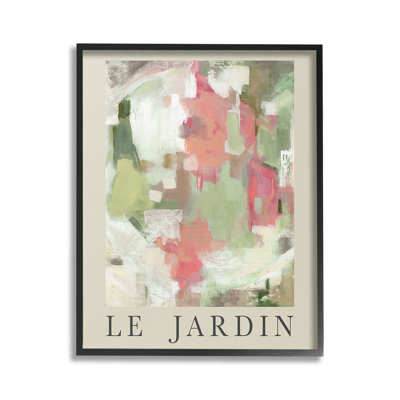 "Peinture abstraite de jardin" par Carol Robinson sur toile