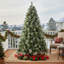 Arbre de décoration de Noël vert à aiguilles dures avec support, non pré-éclairé et pré-éclairé, 6 tailles disponibles-551535243-551535242