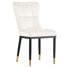 Velvet Upholstered Parsons Chair