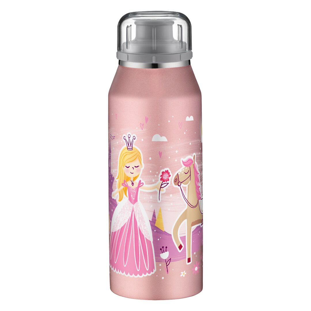 Isolierte Trinkflasche Isobottle Kids, Trinkflasche, Isolierte Flasche, Flasche, Edelstahl, Märchenprinzessin, 350 Ml, A...