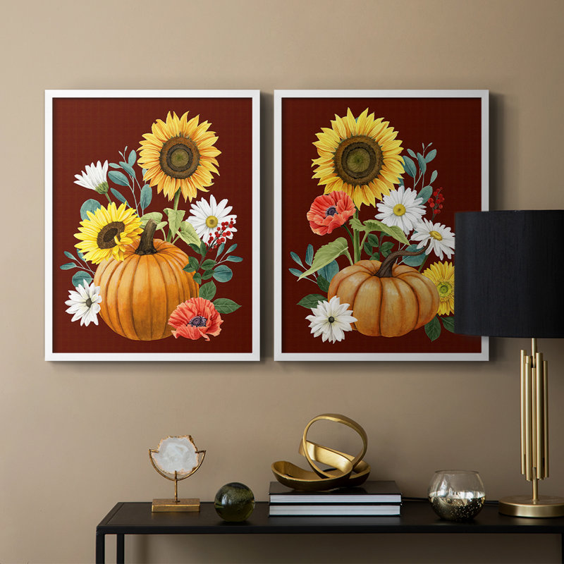 «Beautiful Fall I», reproduction encadrée de qualité supérieure - prête à être accrochée - aucun clou requis - aucun clou requis