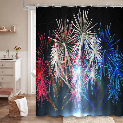Rideau de douche Firework