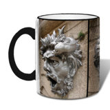 Face with Birds Coffee Mug