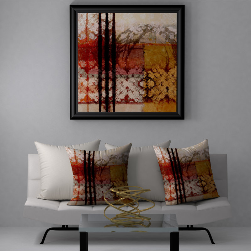 Housse et insert de coussin décoratif carré Sping, 20 po x 20 po