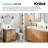 KRAUS Indy Bathroom Faucet In Spot-Free With Single Handle, Pop Up Drain And Supply Lines-107426074