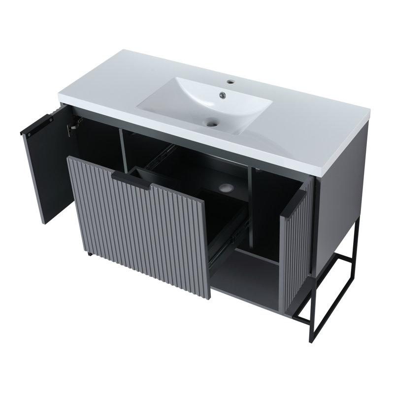 Armoire de salle de bain autoportante