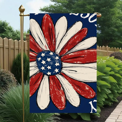 Drapeau décoratif Patriotic Daisy